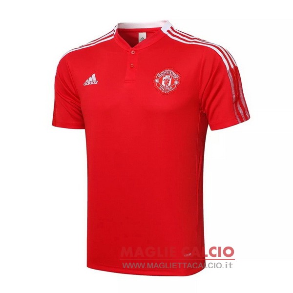 manchester united rosso magliette polo nuova 2021-2022