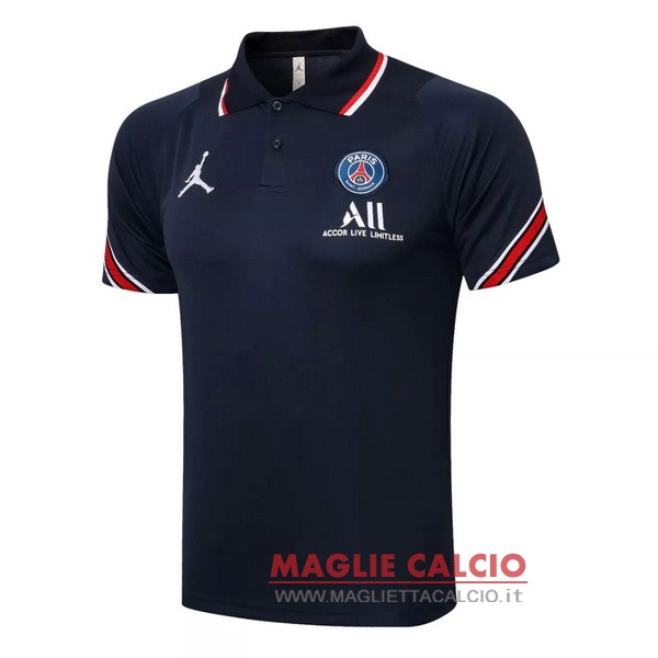 paris saint germain Nero rosso Bianco magliette polo nuova 2021-2022