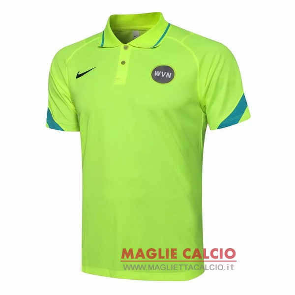 inter de milan verde fluorescente magliette polo nuova 2021-2022