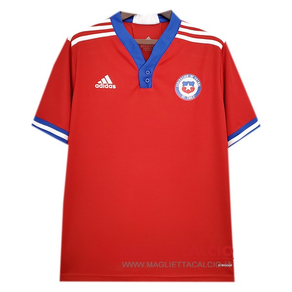 prima magliette nazionale chile 2021 rosso
