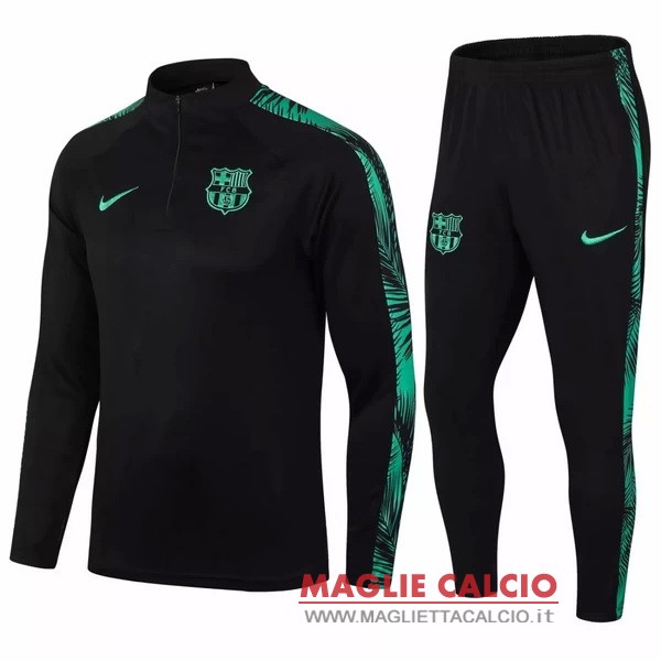 nuova barcelona set completo nero verde giacca 2020-2021