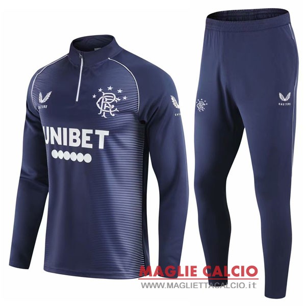 nuova rangers set completo blu giacca 2021-2022