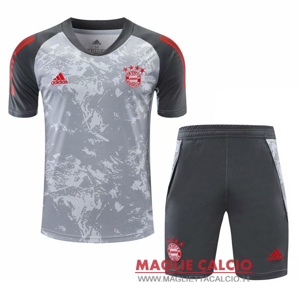 nuova formazione set completo divisione magliette bayern munich 2020-2021 grigio