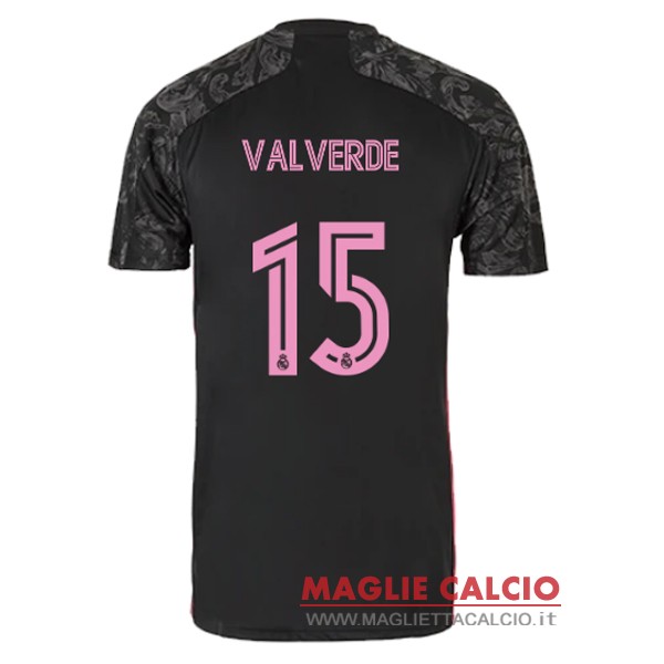 nuova maglietta real madrid 2020-2021 valverde 15 terza