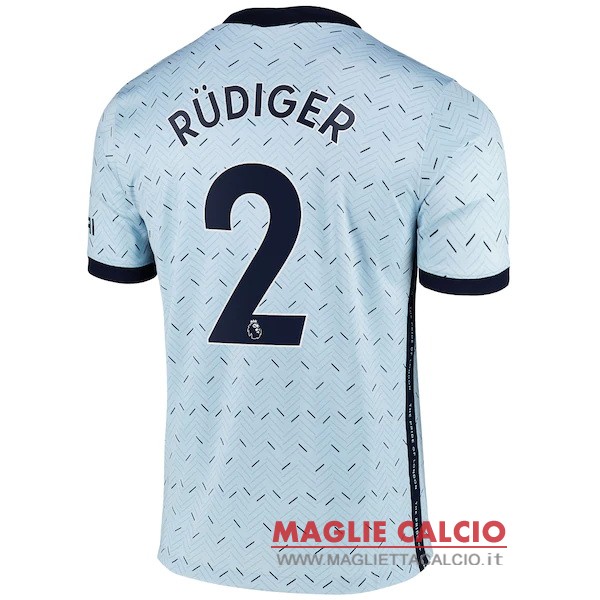 nuova maglietta chelsea 2020-2021 rudiger 2 seconda
