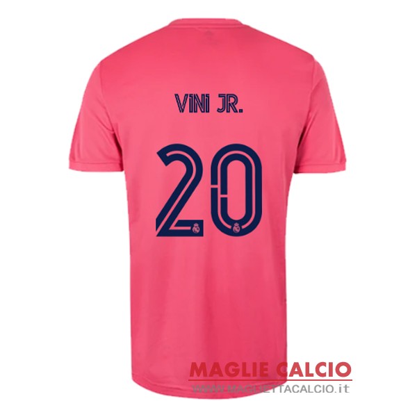 nuova maglietta real madrid 2020-2021 vini jr. 20 seconda