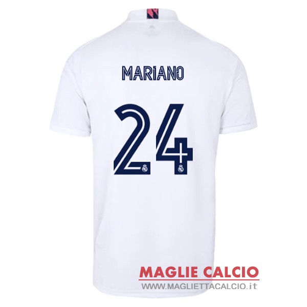 nuova maglietta real madrid 2020-2021 mariano 24 prima