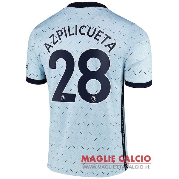 nuova maglietta chelsea 2020-2021 azpilicueta 28 seconda