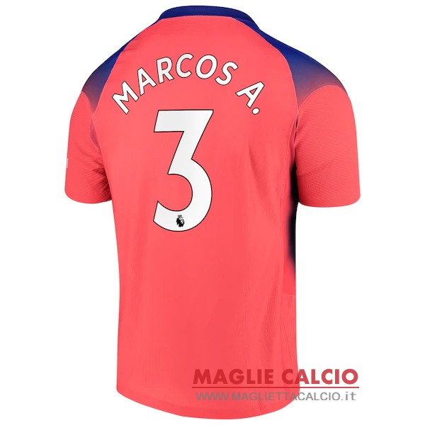 nuova maglietta chelsea 2020-2021 marcos a.3 terza