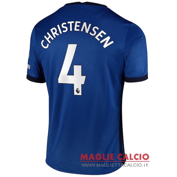 nuova maglietta chelsea 2020-2021 christensen 4 prima