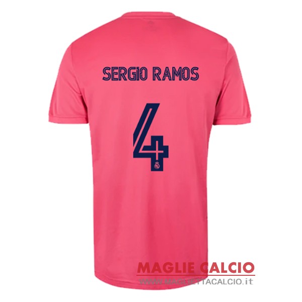 nuova maglietta real madrid 2020-2021 sergio ramos 4 seconda