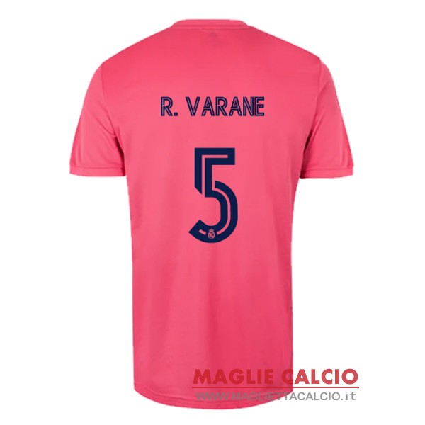 nuova maglietta real madrid 2020-2021 varane 5 seconda