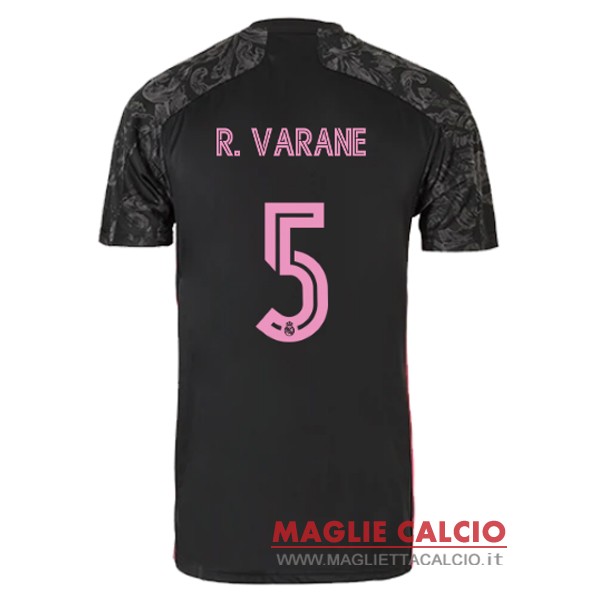 nuova maglietta real madrid 2020-2021 varane 5 terza