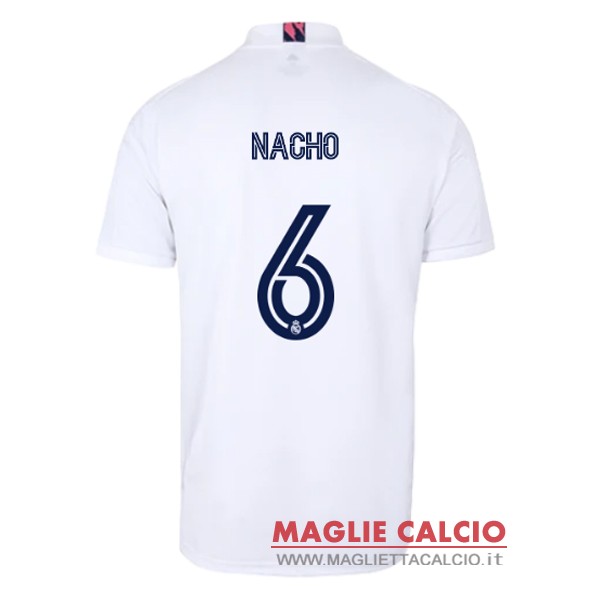 nuova maglietta real madrid 2020-2021 nacho 6 prima