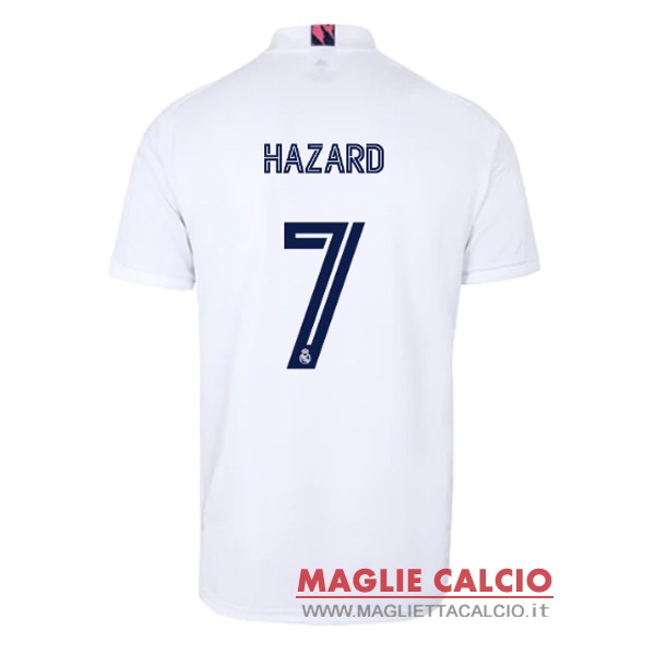 nuova maglietta real madrid 2020-2021 hazard 7 prima