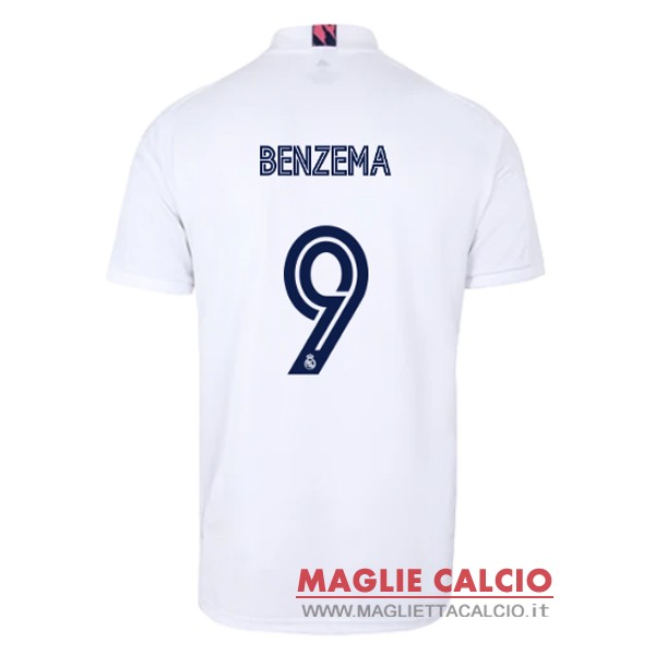 nuova maglietta real madrid 2020-2021 benzema 9 prima