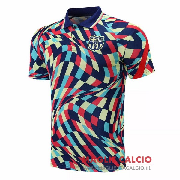 barcelona giallo blu magliette polo nuova 2021-2022