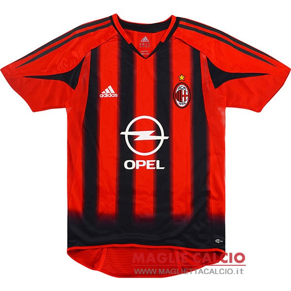 nuova prima magliette ac milan retro 2004-2005