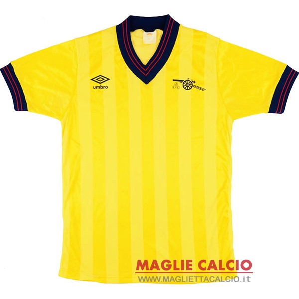 nuova seconda magliette arsenal retro 1983-1984