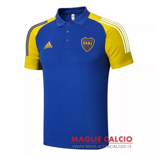 boca juniors blu giallo magliette polo nuova 2020-2021