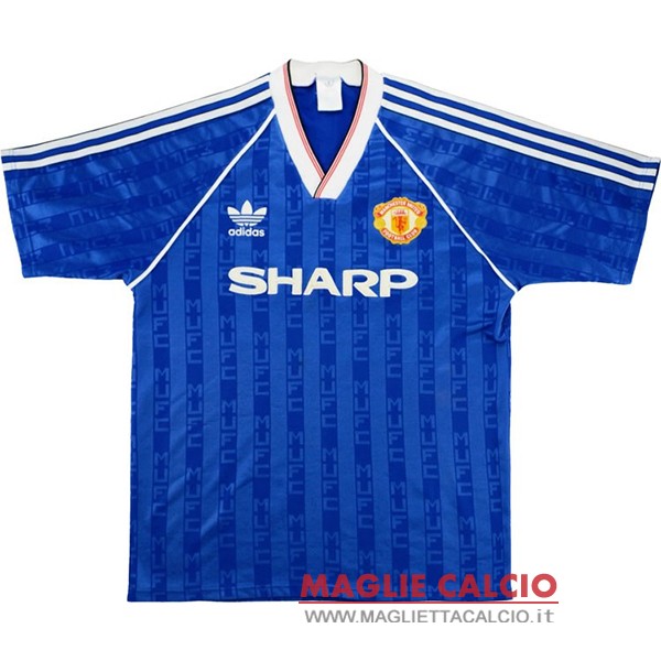 nuova terza magliette manchester united retro 1988-1990
