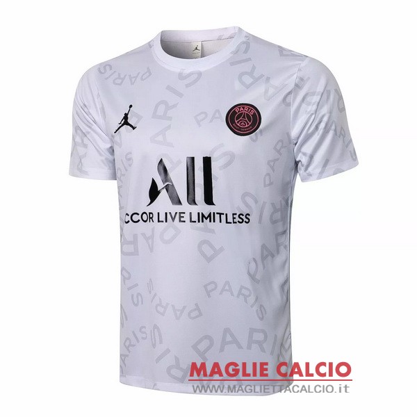 nuova formazione divisione magliette paris saint germain 2021-2022 bianco