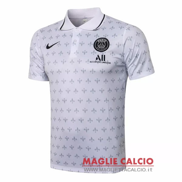 paris saint germain bianco magliette polo nuova 2021-2022