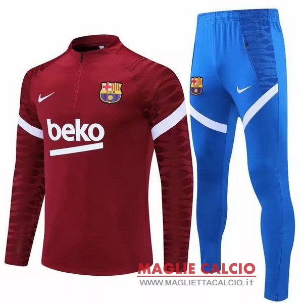 nuova barcelona set completo rosso blu bianco giacca 2021-2022