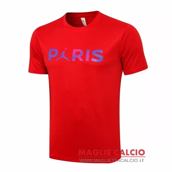 nuova formazione divisione magliette paris saint germain 2021-2022 rosso purpureo