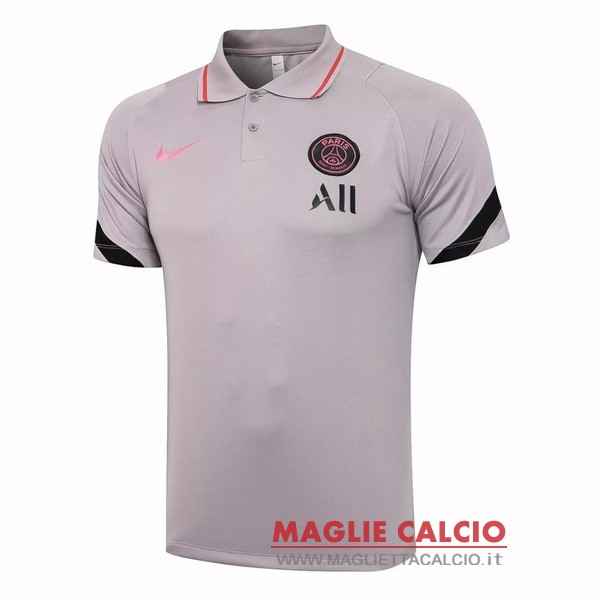 paris saint germain grigio magliette polo nuova 2021-2022