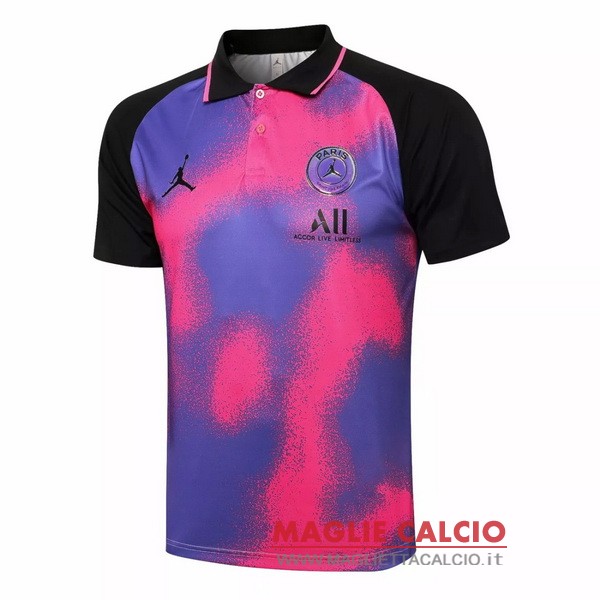 paris saint germain purpureo rosa magliette polo nuova 2021-2022