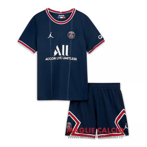 nuova prima magliette paris saint germain set completo bambino 2021-2022