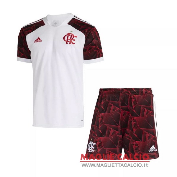 nuova seconda magliette flamengo set completo bambino 2021-2022