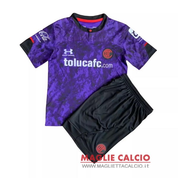 nuova terza magliette deportivo toluca set completo bambino 2021-2022