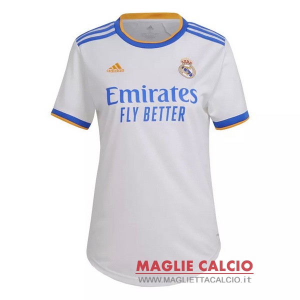 nuova prima magliette real madrid donna 2021-2022