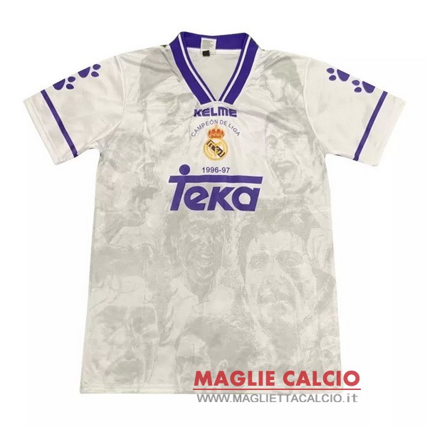 nuova prima magliette real madrid retro 1996-1997