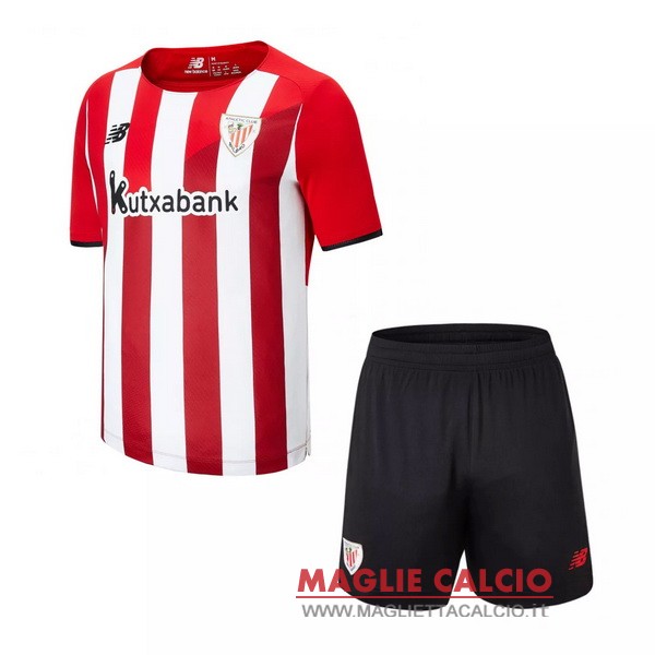 nuova prima magliette athletic bilbao set completo bambino 2021-2022