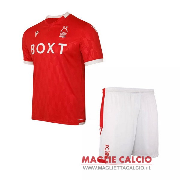 nuova prima magliette nottingham forest set completo bambino 2021-2022