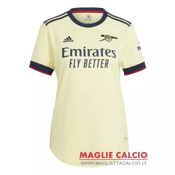 nuova seconda magliette arsenal donna 2021-2022