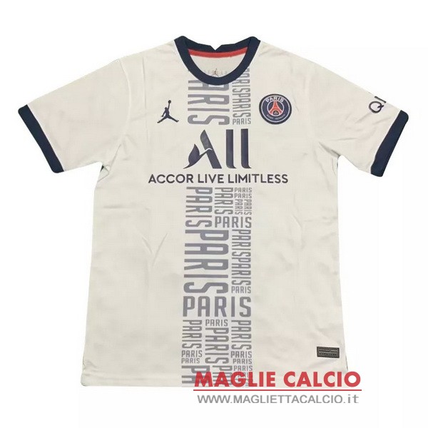 nuova formazione divisione magliette paris saint germain 2021-2022 bianco nero