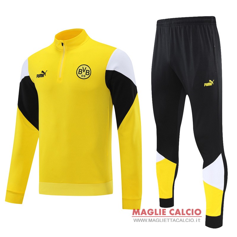 nuova borussia dortmund insieme completo giallo nero Bianco giacca 2021-2022