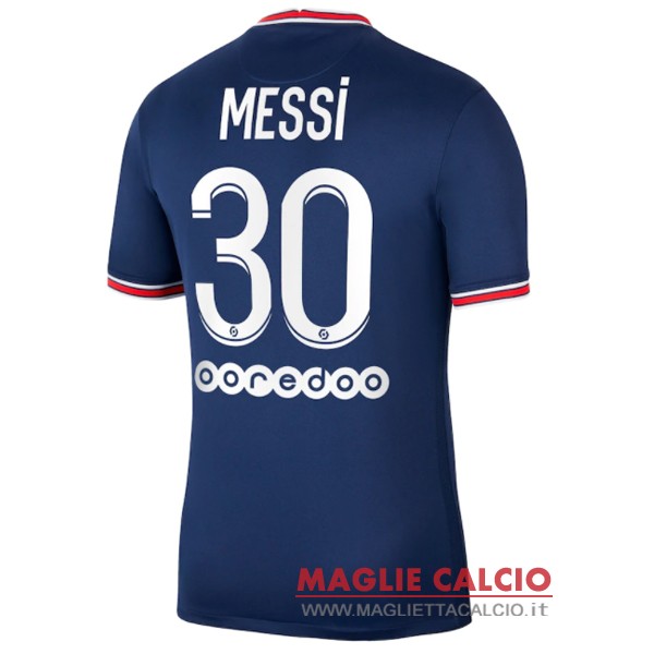 nuova maglietta paris saint germain 2021-2022 messi 30 prima