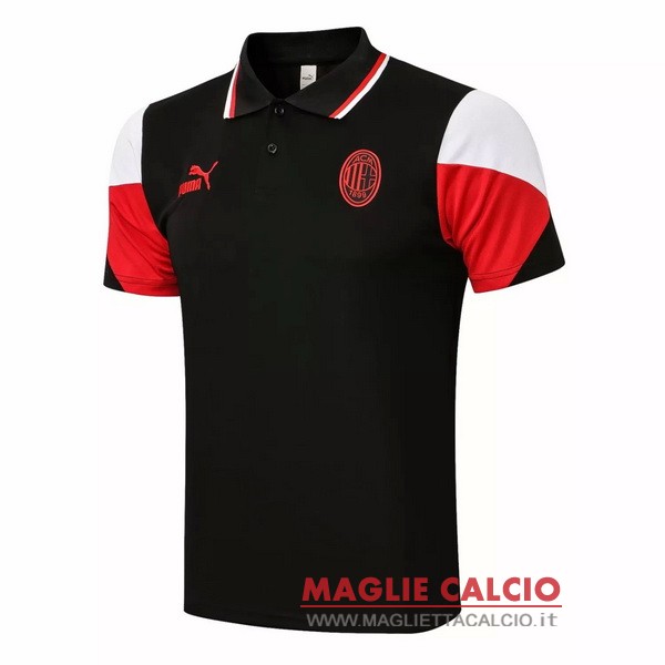 ac milan nero rosso bianco magliette polo nuova 2021-2022