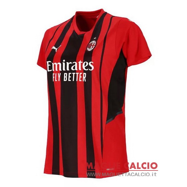 nuova prima magliette ac milan donna 2021-2022