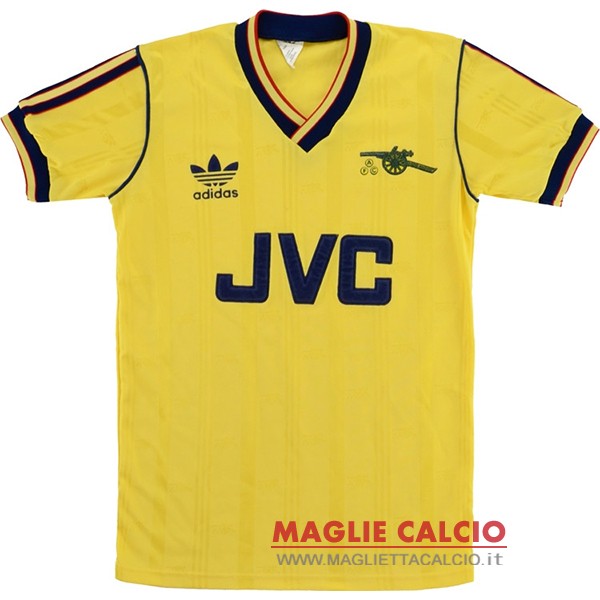 nuova seconda magliette arsenal retro 1986-1988