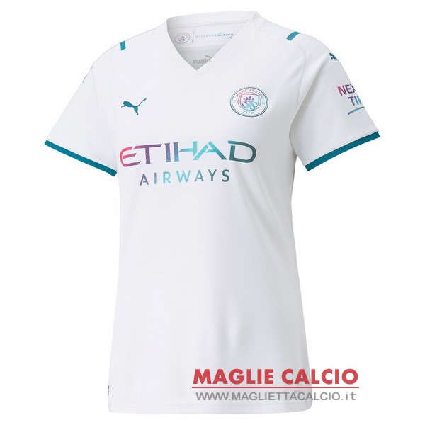 nuova seconda magliette manchester city donna 2021-2022