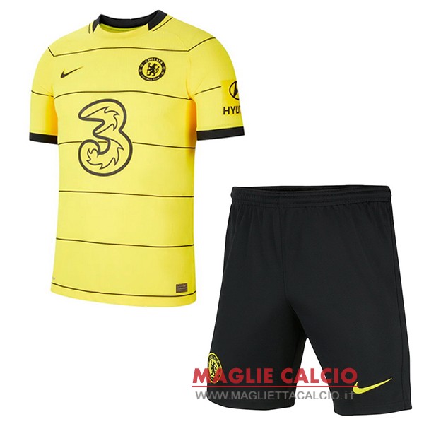 nuova seconda magliette chelsea set completo bambino 2021-2022