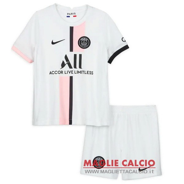 nuova seconda magliette paris saint germain set completo bambino 2021-2022