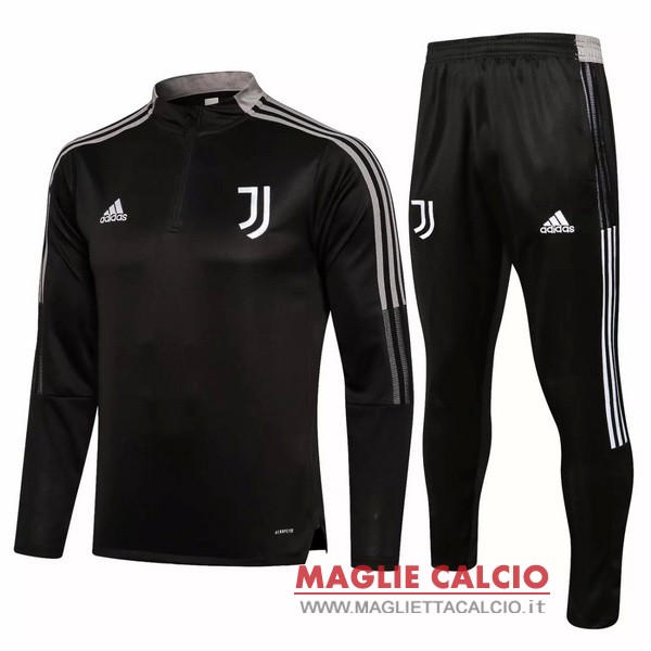 nuova juventus set completo nero marrone giacca 2021-2022