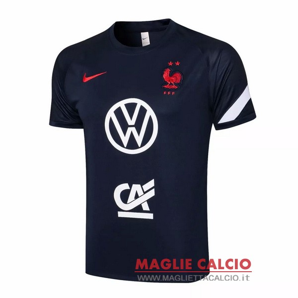 nuova formazione divisione magliette francia 2021 blu navy